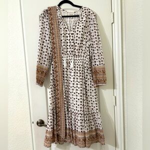 Midi length Cleobella dress- perfect for fall